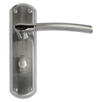 Newington Dual-Tone Chrome Lever on Backplate Bathroom